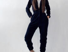 Приталенный комбинезон на молнии Приталенный комбинезон на молнии | PUSHKA SHOP