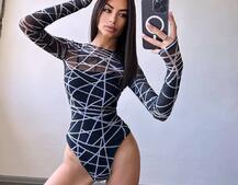 Боді з принтом   | PUSHKA SHOP