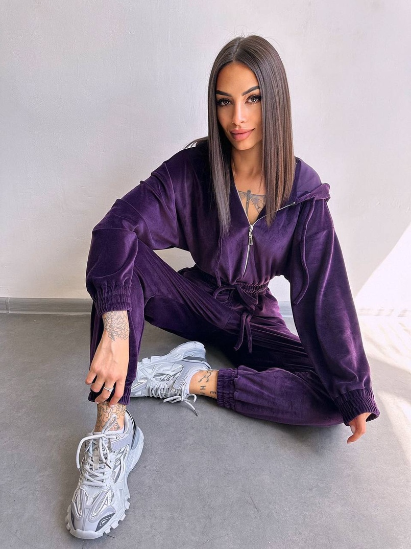 Велюровий комбінезон   Велюровий комбінезон   | PUSHKA SHOP