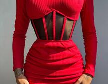 Сукня-міні з елементами корсету Довжину спідниці можна регулювати Сукня-міні з елементами корсету Довжину спідниці можна регулювати | PUSHKA SHOP