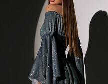 Сяючий комплект: сукня + корсет   | PUSHKA SHOP