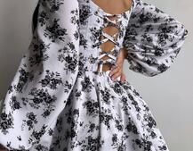 Корсетна сукня з подвійною спідницею  | PUSHKA SHOP