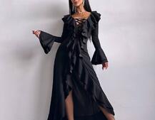 Сукня з воланами  | PUSHKA SHOP