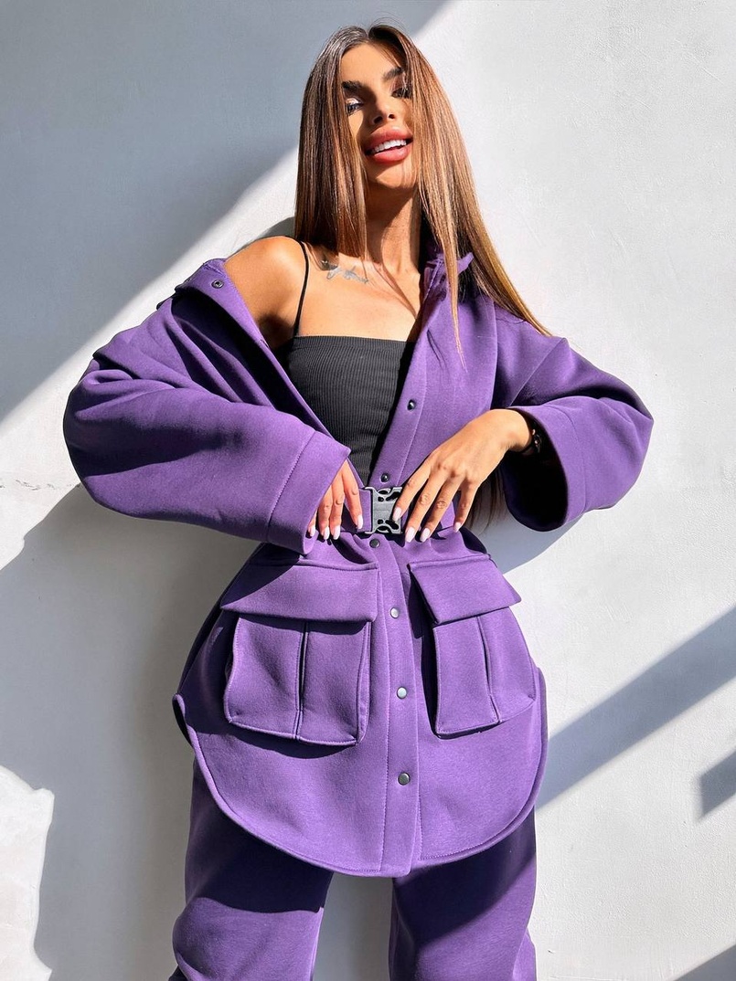 Комплект: тепла сорочка на кнопках + джоггери | PUSHKA SHOP