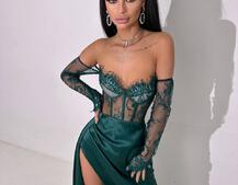 Комплект: мереживний корсет  +  спідниця максі   | PUSHKA SHOP