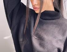 Костюм із теплого трикотажу-рубчика: светр + спідниця Костюм із теплого трикотажу-рубчика: светр + спідниця | PUSHKA SHOP