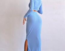 Комплект: топ + спідниця с розрізами Комплект: топ + спідниця с розрізами | PUSHKA SHOP