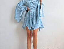 Сукня асиметричного крою з розкльошеними рукавами + корсет декорований стразами Ручна робота Сукня асиметричного крою з розкльошеними рукавами + корсет декорований стразами Ручна робота | PUSHKA SHOP