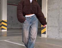 Курточка пуффер на блискавці | PUSHKA SHOP