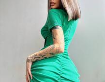 Сукня-міні з елементами корсету Довжину спідниці можна регулювати Сукня-міні з елементами корсету Довжину спідниці можна регулювати | PUSHKA SHOP