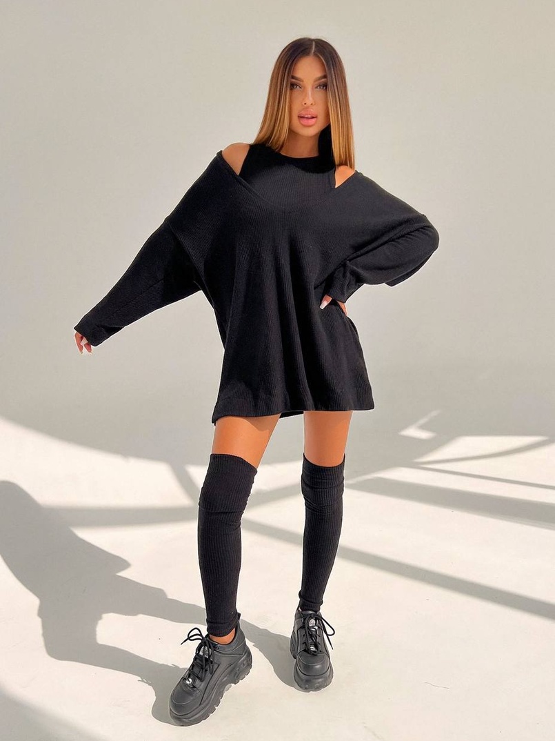 Трикотажна сукня-двійка + гетри  | PUSHKA SHOP