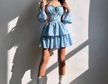 Сукня з чокером | PUSHKA SHOP