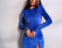 Оксамитова сукня міді зі шнурівкою | PUSHKA SHOP