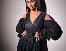 Сяюча сукня максі Сяюча сукня максі | PUSHKA SHOP