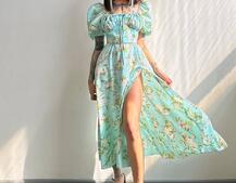 Сукня- міді з квітковим принтом Сукня- міді з квітковим принтом | PUSHKA SHOP