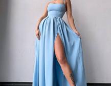 Сукня максі  зі шнурівкою на спинці | PUSHKA SHOP