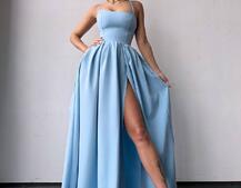 Сукня максі  зі шнурівкою на спинці | PUSHKA SHOP