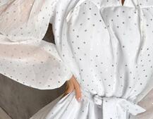 Шифоновое платье с оборками  | PUSHKA SHOP