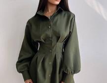 Приталена сорочка + корсет з блискавкою | PUSHKA SHOP