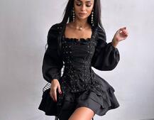 Комплект: сукня + корсет  | PUSHKA SHOP