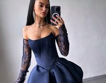 Комплект: корсет з рукавичками + спідниця Комплект: корсет з рукавичками + спідниця | PUSHKA SHOP