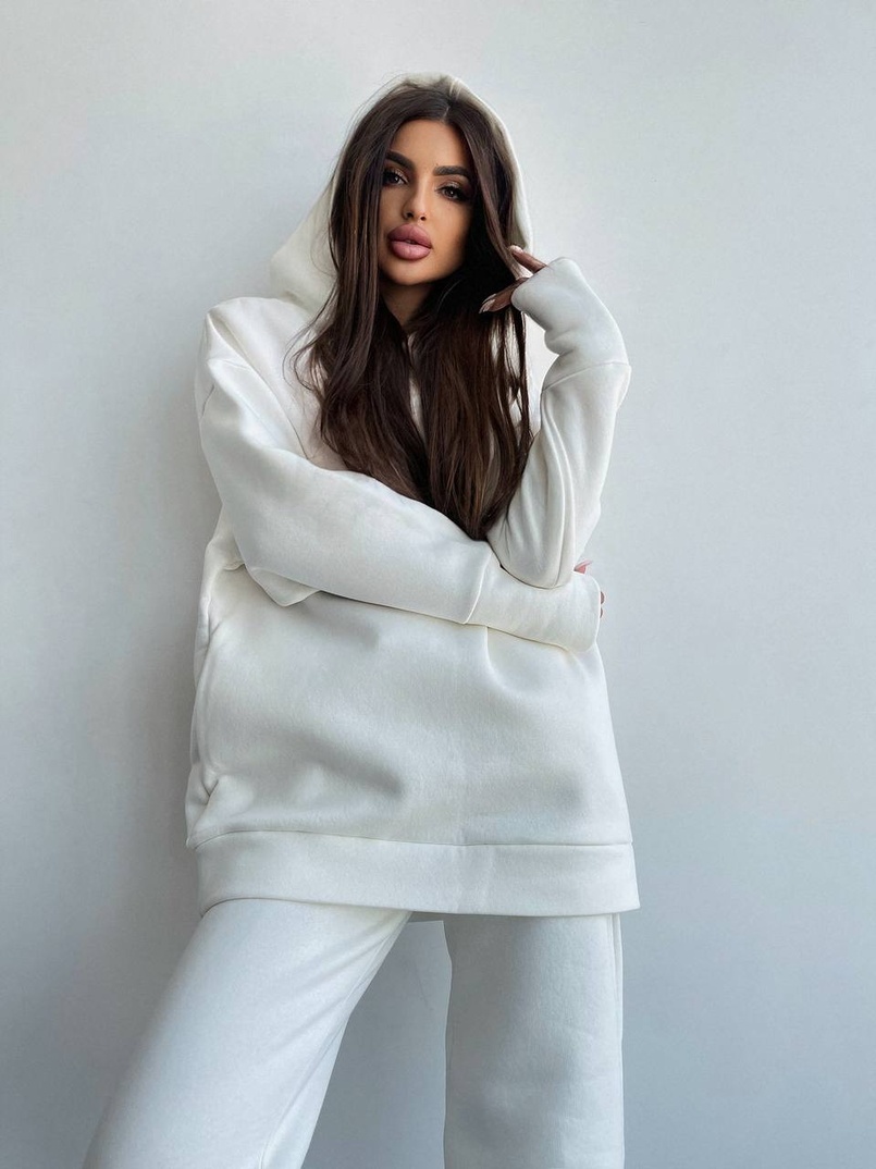 Тёплый комплект: худи + спортивные штаны Тёплый комплект: худи + спортивные штаны | PUSHKA SHOP