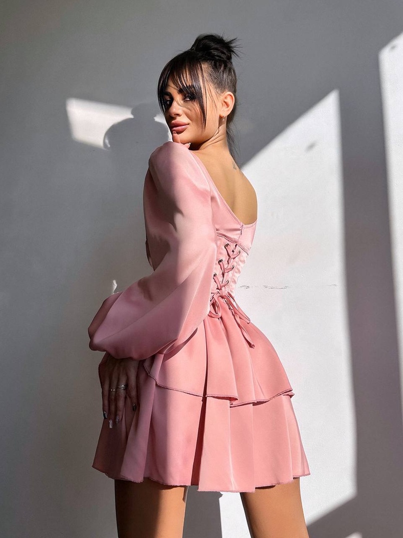 Сукня з корсетом, декорованим стразами  Ручна робота  Сукня з корсетом, декорованим стразами  Ручна робота  | PUSHKA SHOP