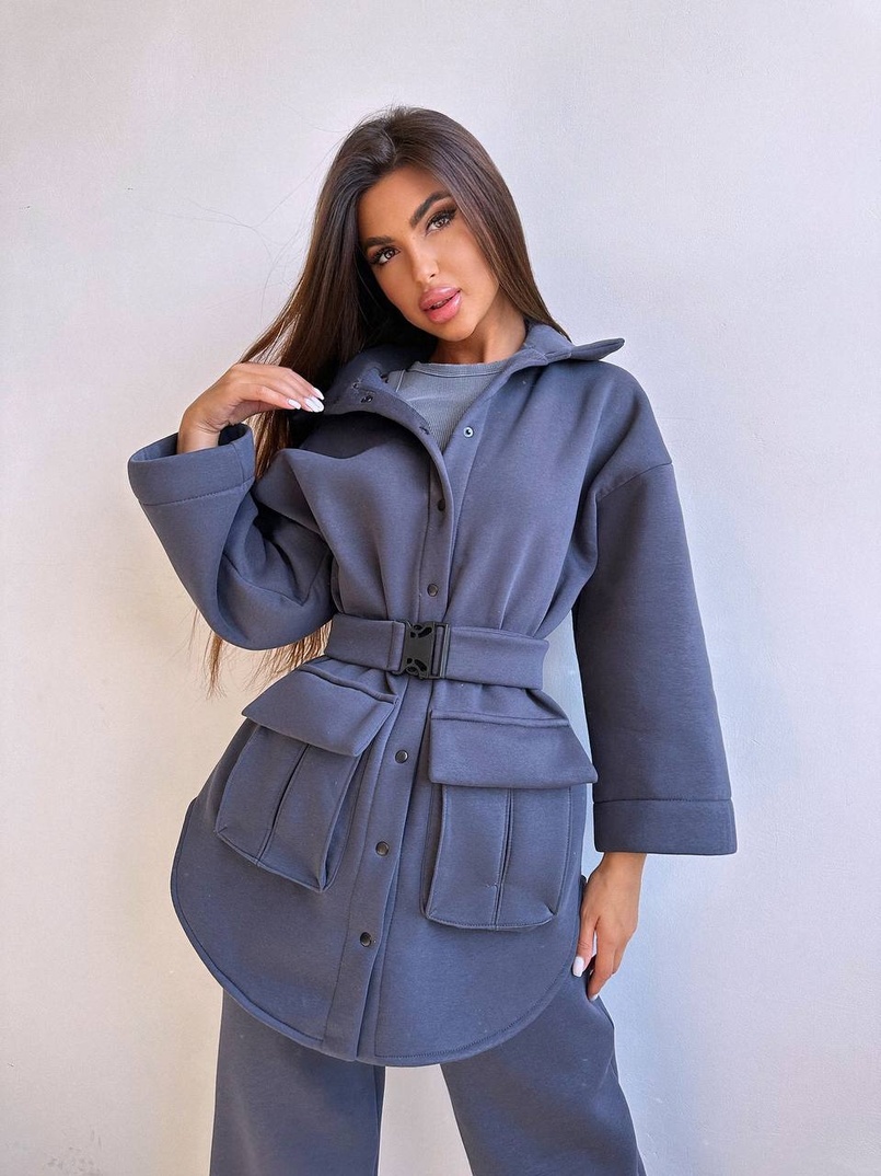 Комплект: тепла сорочка на кнопках + джоггери | PUSHKA SHOP