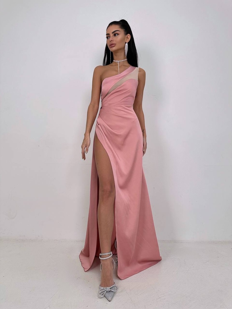 Атласна сукня максі  | PUSHKA SHOP