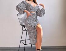 Комплект: топ із зав'язками на талії + спідниця міді з розрізом Комплект: топ із зав'язками на талії + спідниця міді з розрізом | PUSHKA SHOP