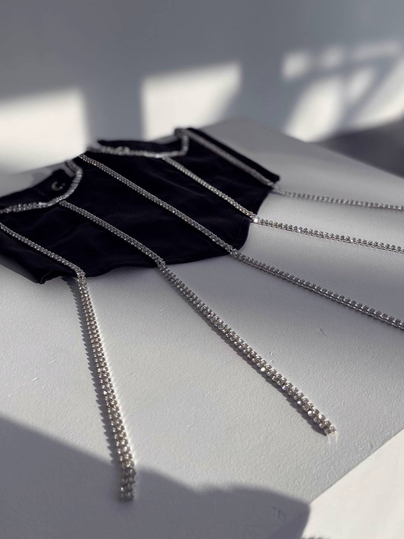 Корсет декорований стразами Ручна робота! Корсет декорований стразами Ручна робота! | PUSHKA SHOP