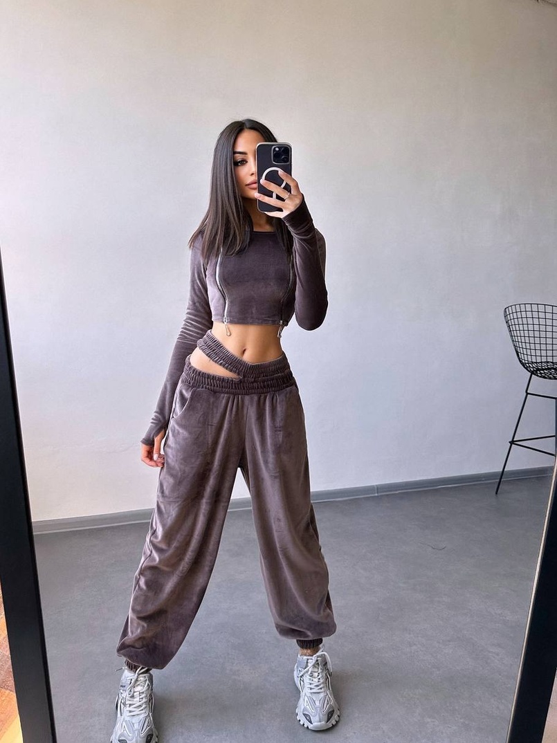 Велюровий комплект  | PUSHKA SHOP