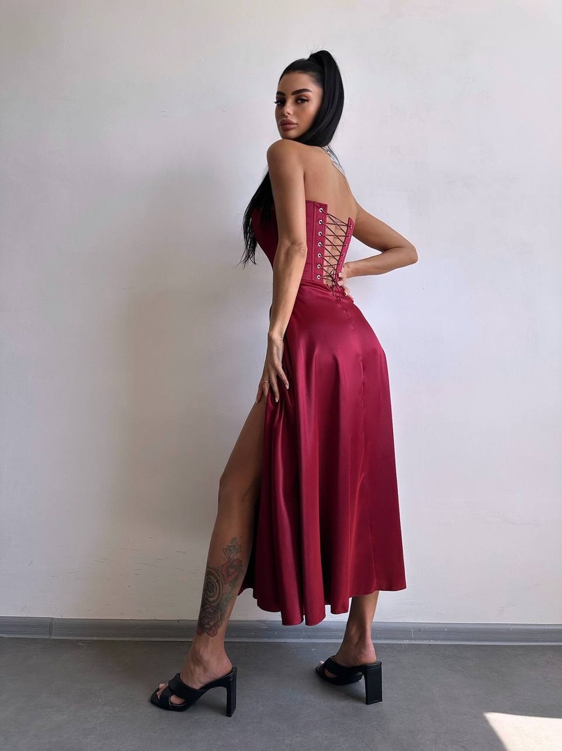 Корсетна сукня міді Корсетна сукня міді | PUSHKA SHOP