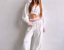 Велюровий комплект декорований стразами( бомбер+ рукавички+ штани + трусики) | PUSHKA SHOP