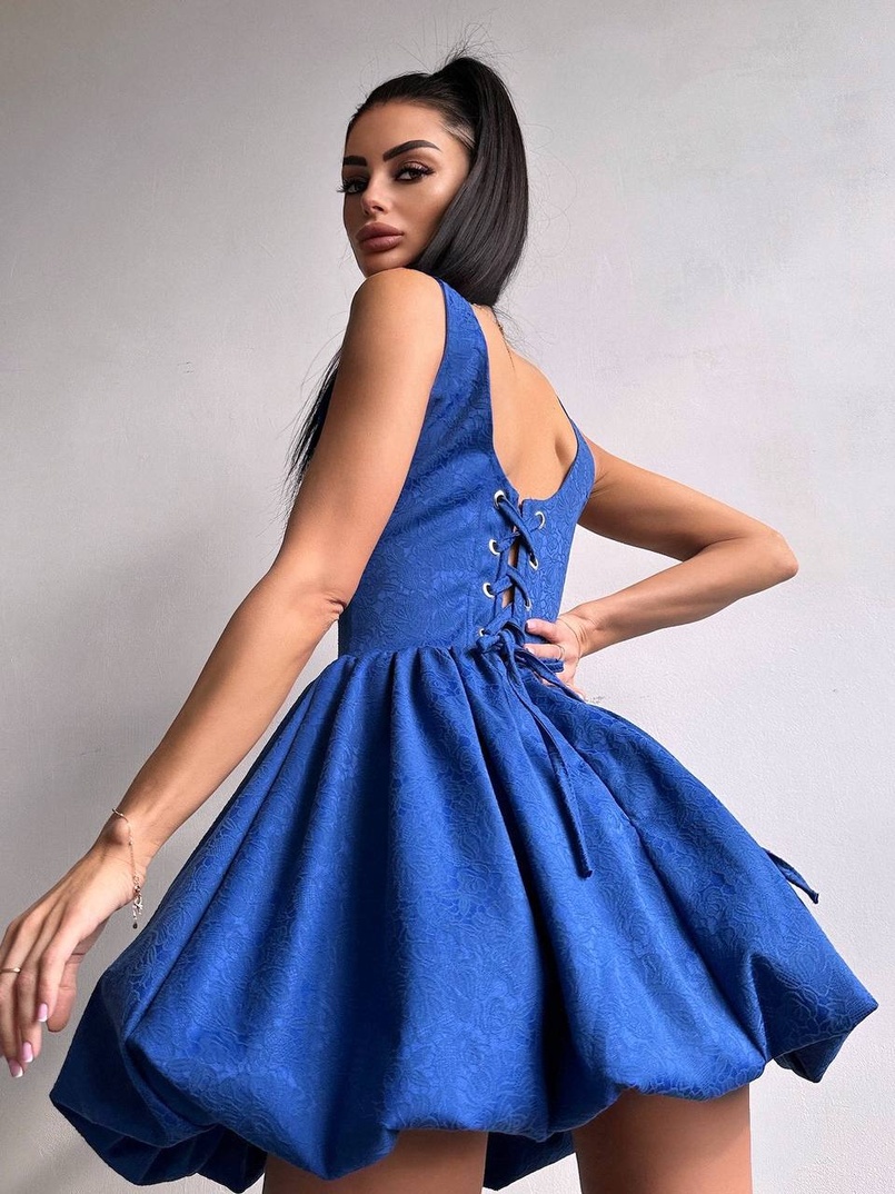 Корсетна сукня с пишною спідницею-балоном | PUSHKA SHOP