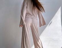 Трикотажний базовий комплект: світшот + штани  | PUSHKA SHOP