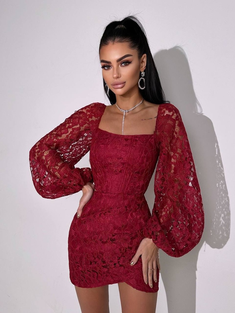 Мереживний комплект: корсет + спідниця міні | PUSHKA SHOP