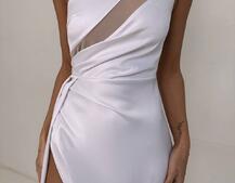 Атласна сукня максі  | PUSHKA SHOP