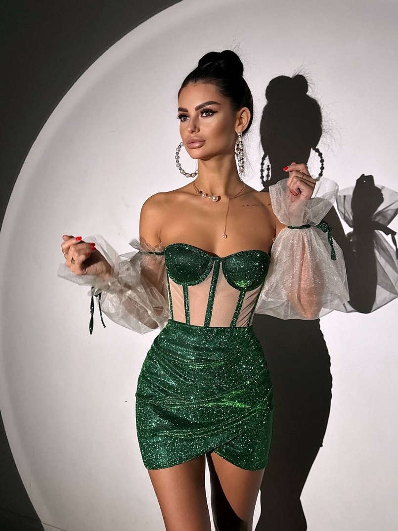 Сяючий комплект: корсет + спідниця Сяючий комплект: корсет + спідниця | PUSHKA SHOP