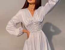 Корсетное платье с пышной юбкой   | PUSHKA SHOP