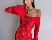 Мереживна сукня максі   Мереживна сукня максі   | PUSHKA SHOP