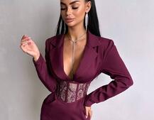 Комплект: сукня піджак + корсет Комплект: сукня піджак + корсет | PUSHKA SHOP