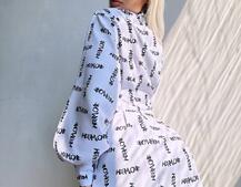 Приталена сорочка з принтом | PUSHKA SHOP