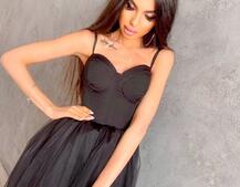 Платье-бюстье с чашечками и пышной юбкой Платье-бюстье с чашечками и пышной юбкой | PUSHKA SHOP