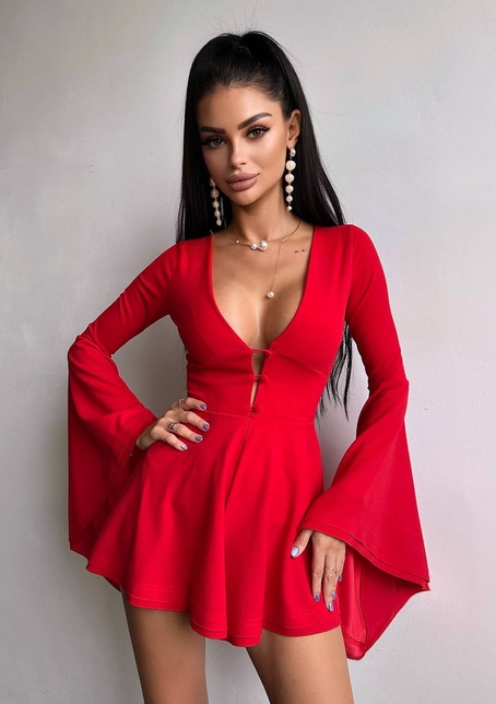 Ромпер з розкльошеними рукавами  | PUSHKA SHOP