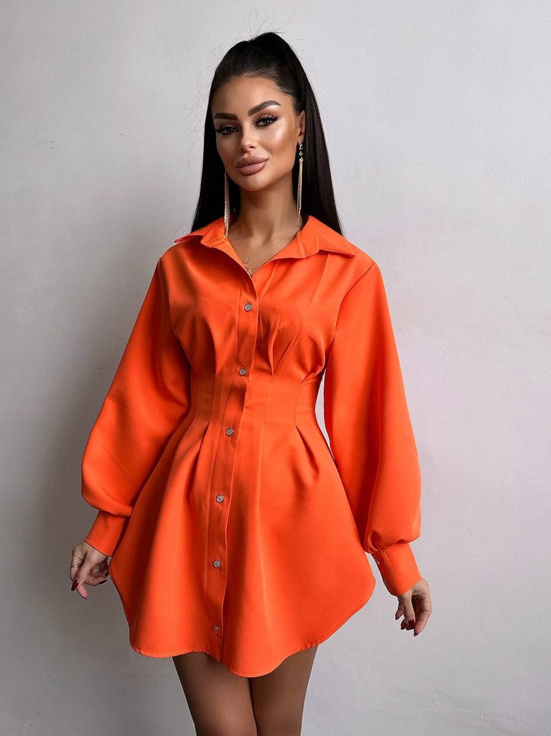 Приталена сорочка + корсет  | PUSHKA SHOP