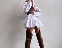 Комплект: сукня + корсет  Комплект: сукня + корсет  | PUSHKA SHOP