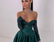 Комплект: мереживний корсет бюстьє + корсетна спідниця | PUSHKA SHOP