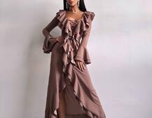 Сукня з воланами  | PUSHKA SHOP