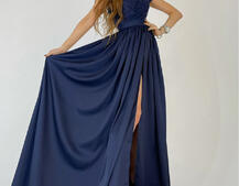 Платье-макси с кружевным верхом | PUSHKA SHOP